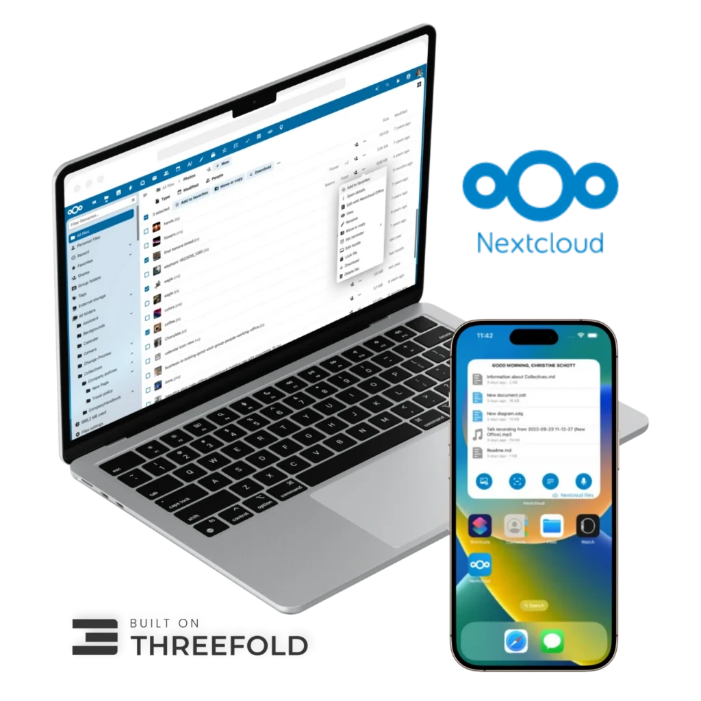 nextcloud hosting threefold internet
