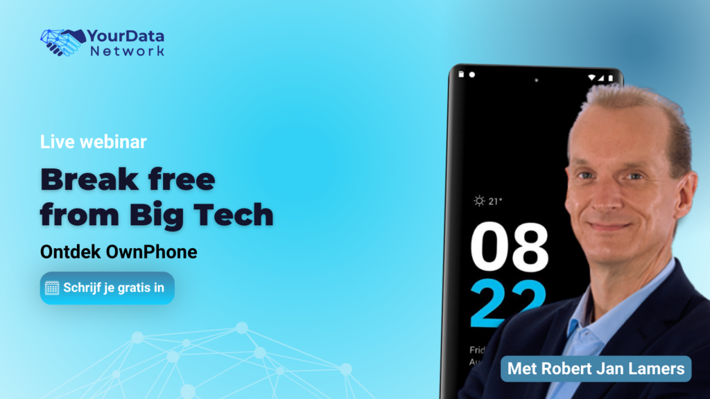 Nieuw webinar 17 april: ontdek de smartphone die volledig vrij is van Big Tech